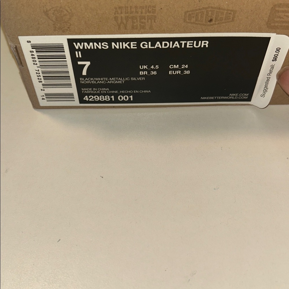 “NEW! RARE…”NIKE” Black Gladiateur II Sneaker/Sandals ♥️ - Picture 6 of 7